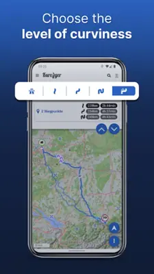 Kurviger Motorcycle Navigation android App screenshot 3