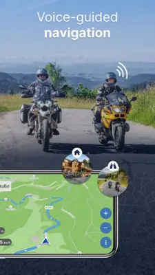 Kurviger Motorcycle Navigation android App screenshot 6